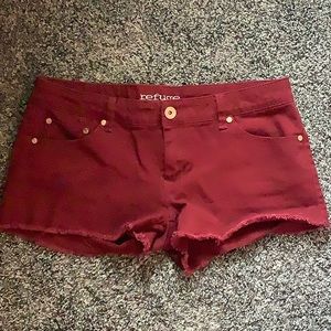 Burgundy Shorts